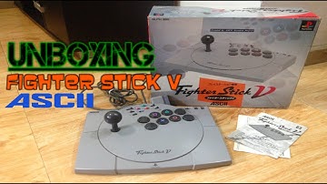 Playstation ASCII Fighter Stick V " Unboxing and Test"