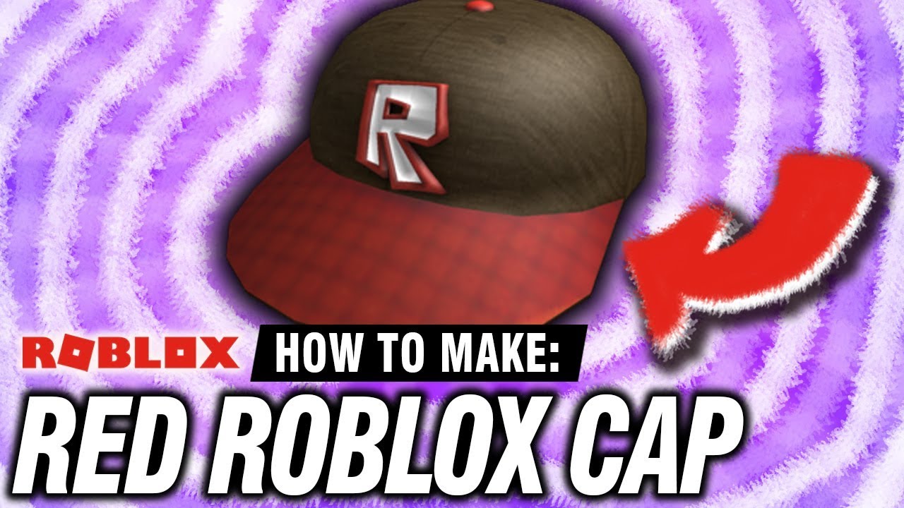 Roblox Catalog How To Make A Real Red Roblox Cap Youtube - when roblox r baseball cap in roblox made