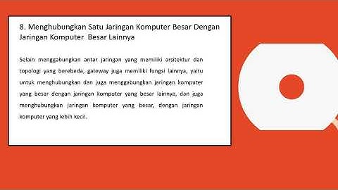 Pengenalan Internet Gateway (Produktif XI TKJ) | SMK MULTI KARYA