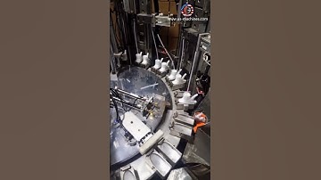 Adjusting video of automatic spray cap assembly machine rotary cap assembling equipment