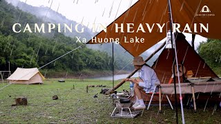 CAMPING IN HEAVY RAIN | Hồ Xạ Hương, Tam Đảo | Giao Chỉ Camper