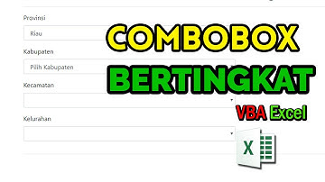 Cara Membuat Combobox Bertingkat di VBA Excel