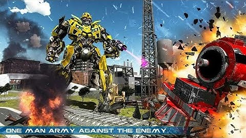 Mega Robot Transformation War | Train Robot Games | Chari Games