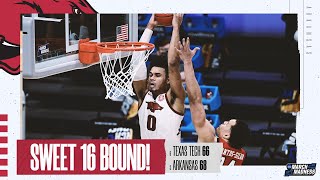 Arkansas vs. Texas Tech - Second Round NCAA tournament extended highlights