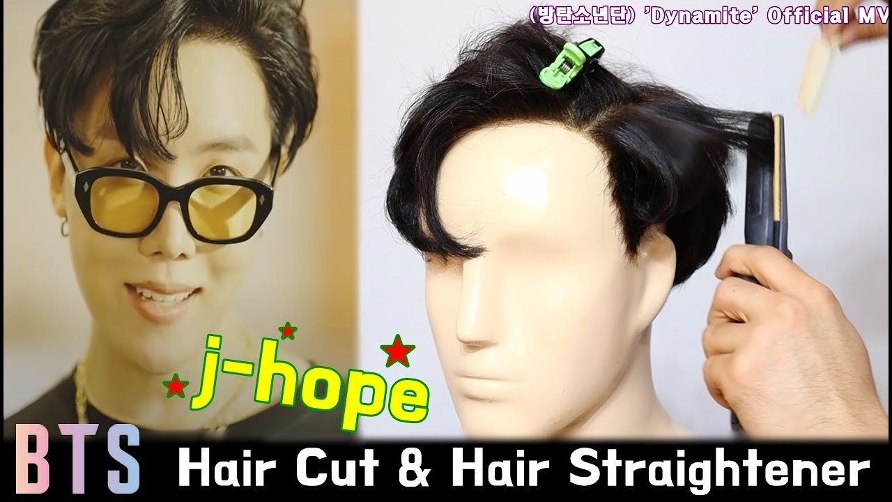 Bts J Hope Dynamite Hair Cut Mens Hair Straightener Youtube