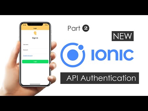 New Ionic 5 Angular 8 Restful API User Authentication Login and Signup using Guard and Resolver