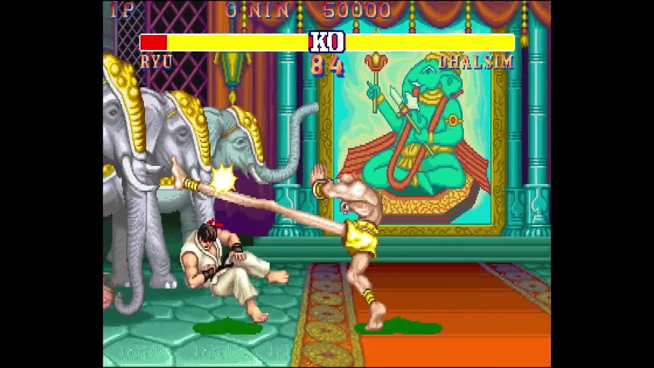 Street Fighter II: The World Warrior arcade Ryu Gameplay