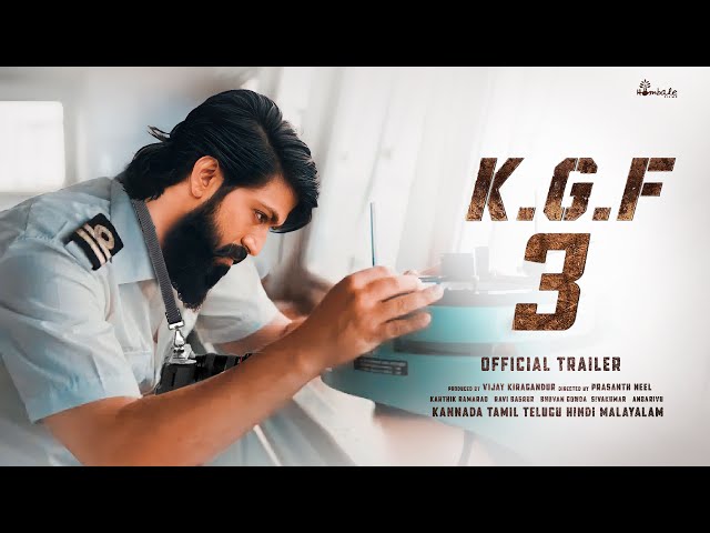 KGF CHAPTER 3 Official Trailer | Yash | Prabhas | Prashanth Neel | Ravi Basrur | Kgf 3 Trailer class=