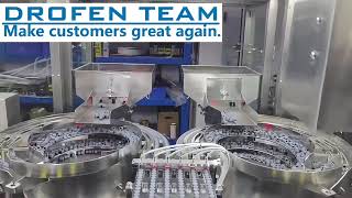 High-Speed Syringe Sorting and Feeding System | Automated PFS Packaging | DROFEN MACHINERY