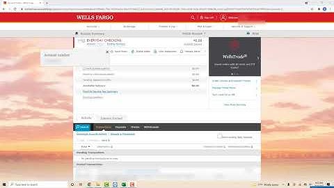 View Your Wells Fargo Account and Routing Number