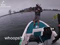 whoops!!! #happens #bassfishing #smallmouth hook in finger with fish attached!!