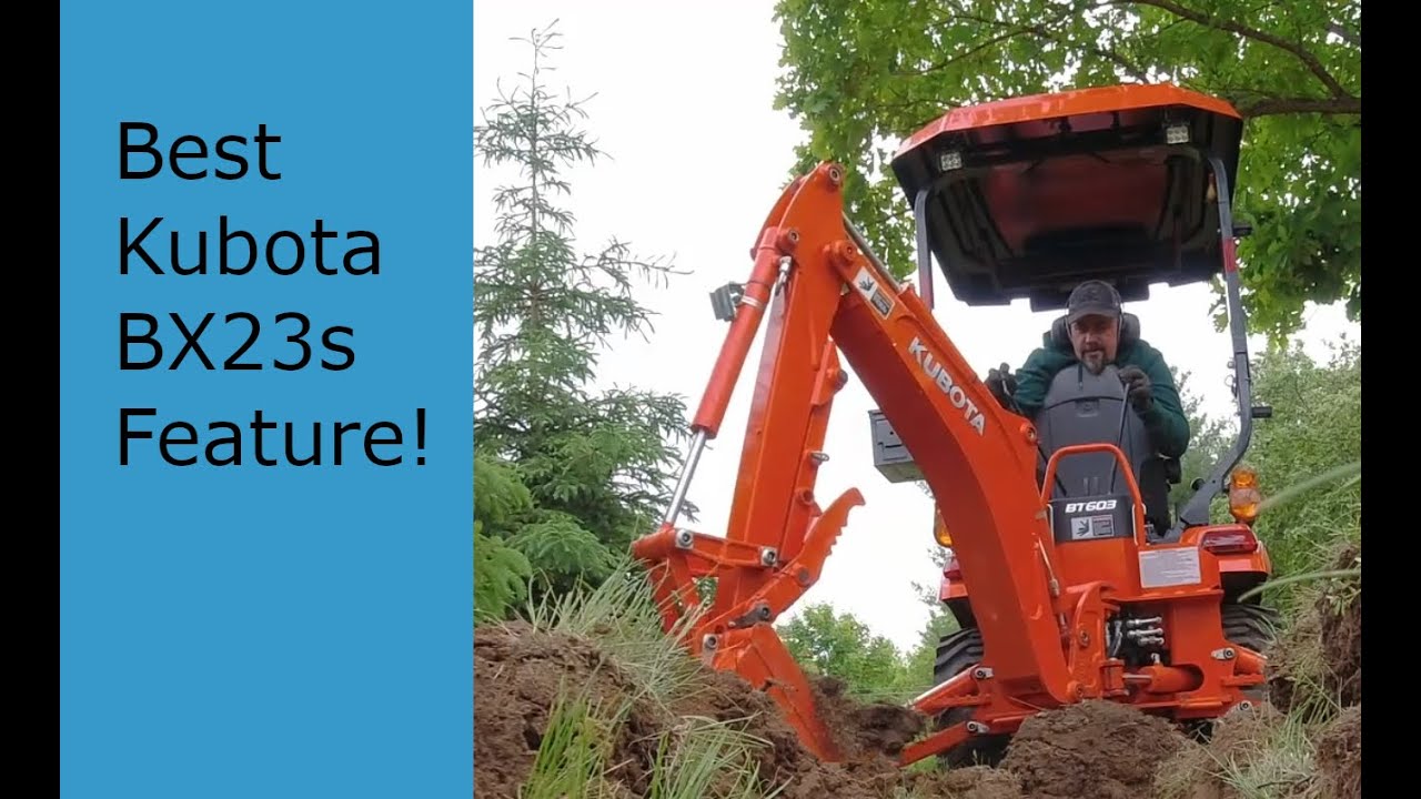Here is the best Kubota BX23s feature! YouTube