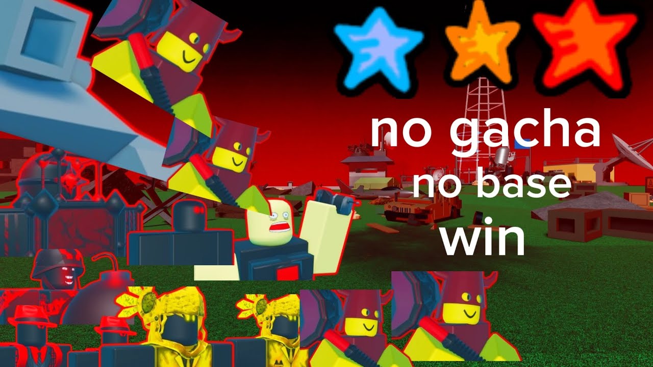 the battle brick no base 3 stars no gacha win