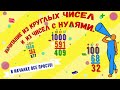 Математика 3-4 класс.Вычитание из круглых чисел и чисел с 0.