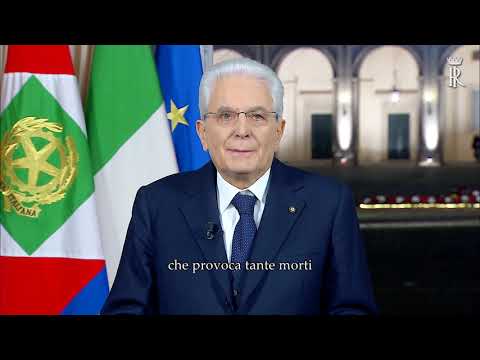 Messaggio di fine anno del Presidente della Repubblica Sergio Mattarella (con sottotitoli)