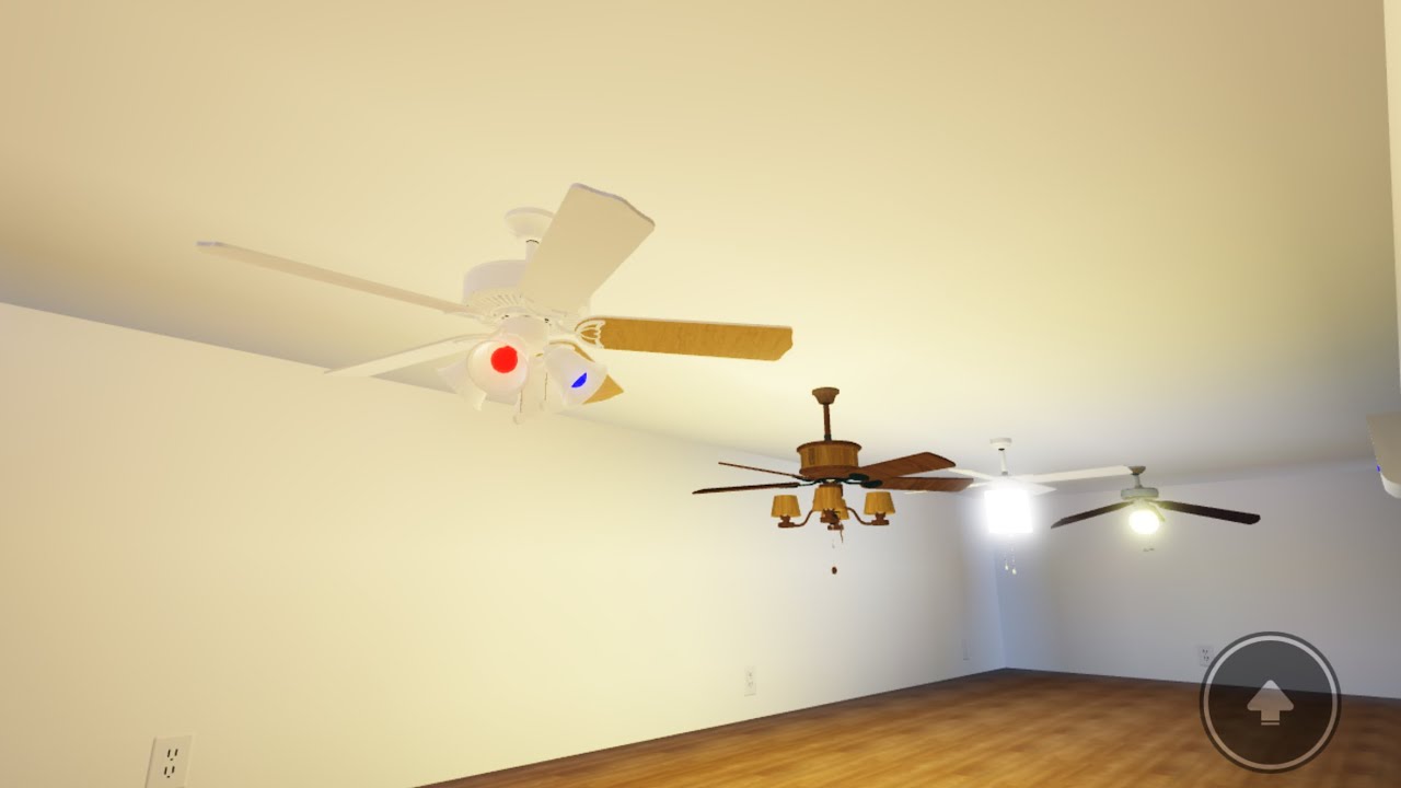 Roblox: ￼Wobbly Ceiling Fans in A Small House And Big House