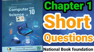 Chapter 1 Computer Systems Short Questions | Class 10 Computer | FBISE New Book 2025