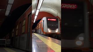 Bombardier CAF #nm02 en la #Linea7 del #metrocdmx #tren #train #trains #underground