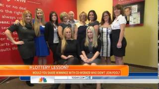 Coworkers pay forward $1 million lottery win