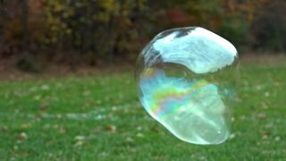 Free Slow Motion Footage: Giant Floating Bubble