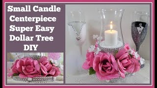 Small Candle Centerpiece💍 Dollar Tree DIY For💍 Weddings or special Occasions