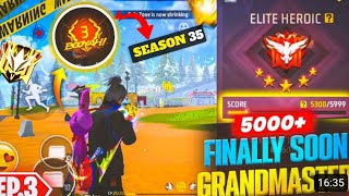 New Glitch 1 दिन में Grandmaster Lga Diya New Glich || Free Fire Solo Rank Push Tips And Tricks |