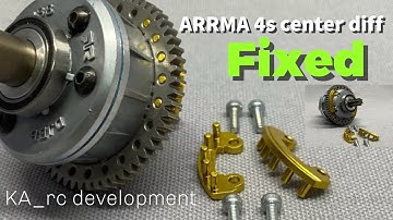 The KA_rc development center diff spur gear lock upgrade