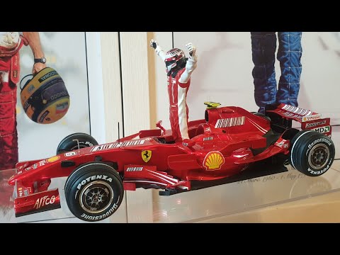 ミニカー Hot Wheels F2007 Kimi Raikkonen 1/18 Hotwheels F1 Model 1/18 Ferrari F2007 Formula 1 Driver's Champion