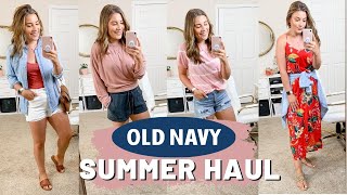OLD NAVY SUMMER TRY ON CLOTHING HAUL 2020
