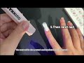 How to use quinnas semicured gel nail stickers