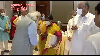 Kwtal Cabinet Minister Pratima Bhowmik  bai PM Narendra Modi Koklam Salaimani Update
