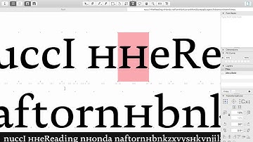 29 – Opentype features
