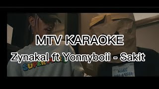 Zynakal ft Yonnyboii - Sakit KARAOKE HD Tanpa vokal minus one instrumental karaoke version