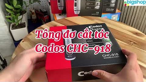 Tông đơ codos cao cấp CHC 918 Hàn Quốc(Chính hãng) Bigshop.vn