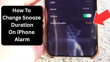 How To Change Snooze Duration On Your iPhone Alarm Clock!