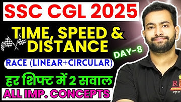Time, Speed and Distance| Questions Based on Race (Linear Race and Circular Race) complete