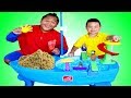 Lyndon Pretend Play with Water Table and Sand Toys for Kids