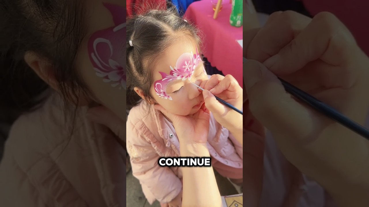 Princess Favourite New Crown Face Painting 👑 🎨#shorts