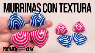 TriángulosMurrinas con texturas – Tutorial de arcilla polimérica [Sub] | Ana Belchí