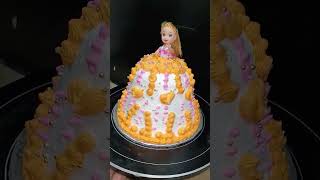 prettiest barbie doll cake| new CAKE design | beautiful CAKE decorating |