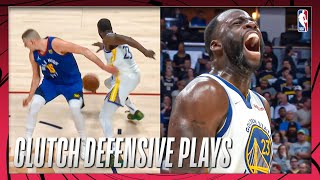 Best Clutch Defensive Plays from the 202122 NBA Season