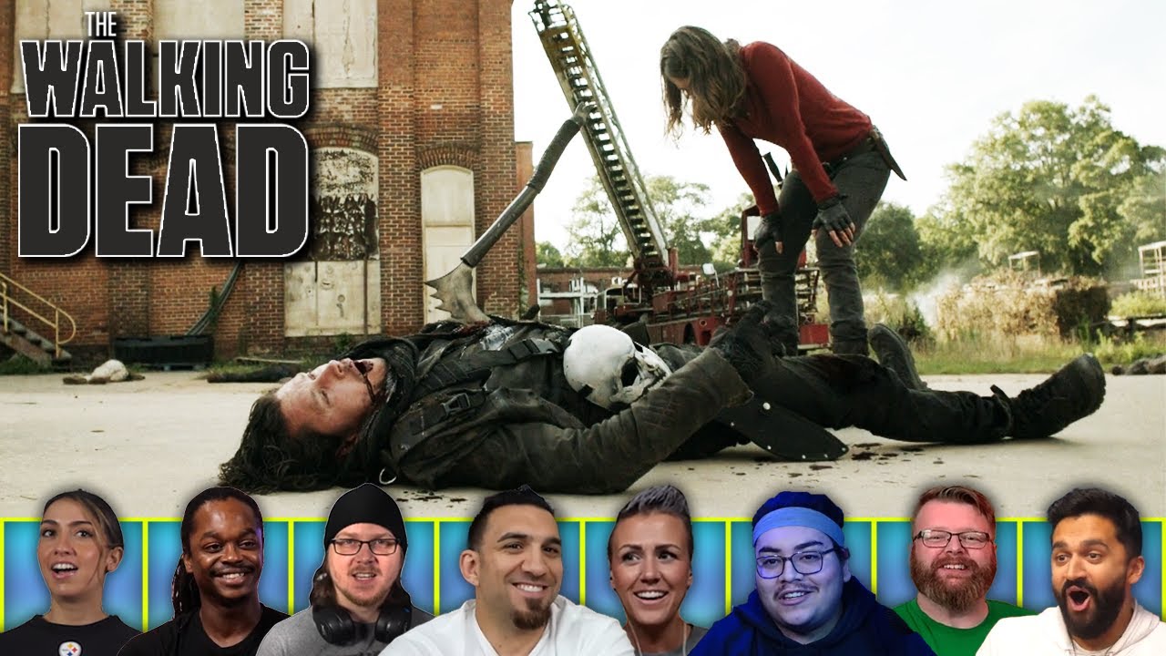 Reactors Reacting to MAGGIE KILLING THE REAPERS | The Walking Dead 11x9 'No Other Way'
