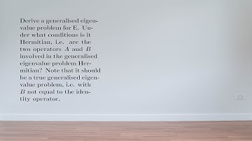 EX: A generalsed eigenvalue for the electric field E