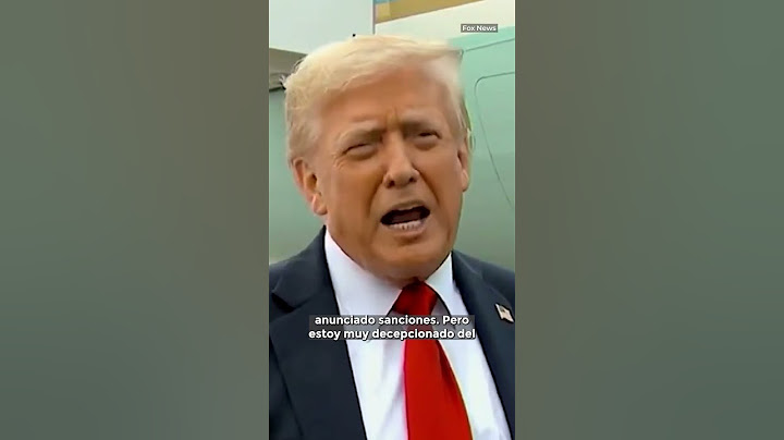 "Estoy muy decepcionado del presidente Putin.", dice Trump. #Latinus #InformaciónParaTi