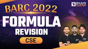 BARC Computer Science Engineering (CSE) Formula Revision | Important Formula Recap for CSE