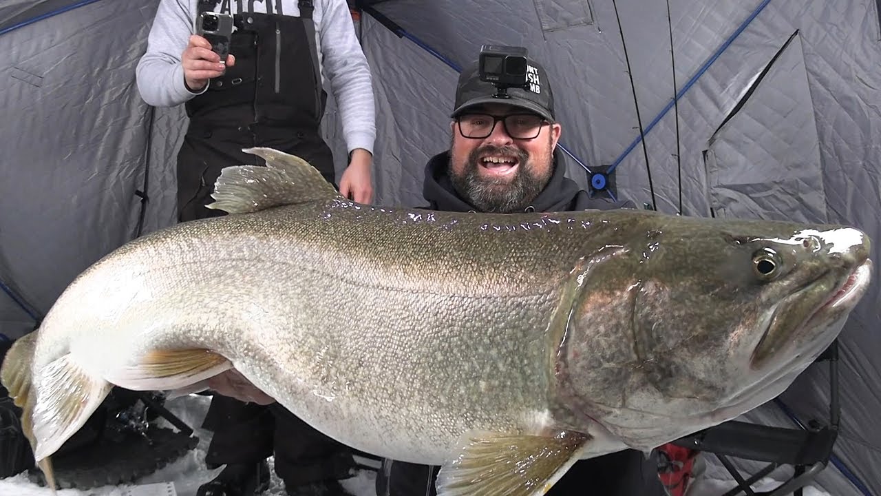 Big Lake Trout in Northern Manitoba!! 