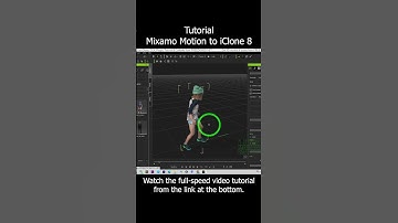 Mixamo Motion to iClone 8 | import animation in 3 second | Tutorial #mixamo #iclone #3danimation