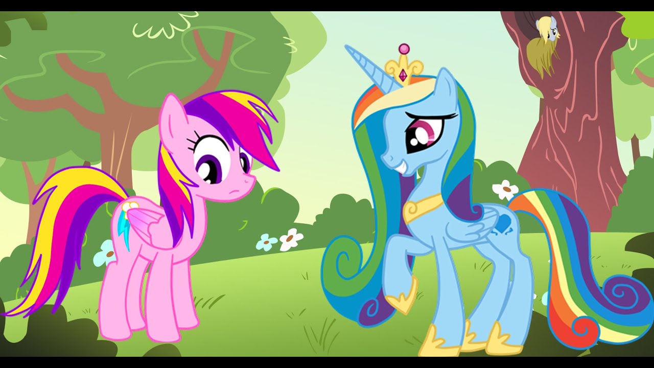 My Little Pony Transforms - Color Swap Rainbow Dash Princess Cadance MLP - Coloring Videos For ...