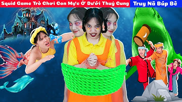 Squid Game Trò Chơi Con Mực Ở Dưới Thuỷ Cung | Truy Nã Búp Bê Con Mực SQUID GAME | Miu Miu TV