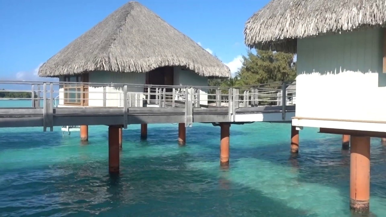 Tour Of An Overwater Bungalow At Le Meridien Bora Bora Youtube